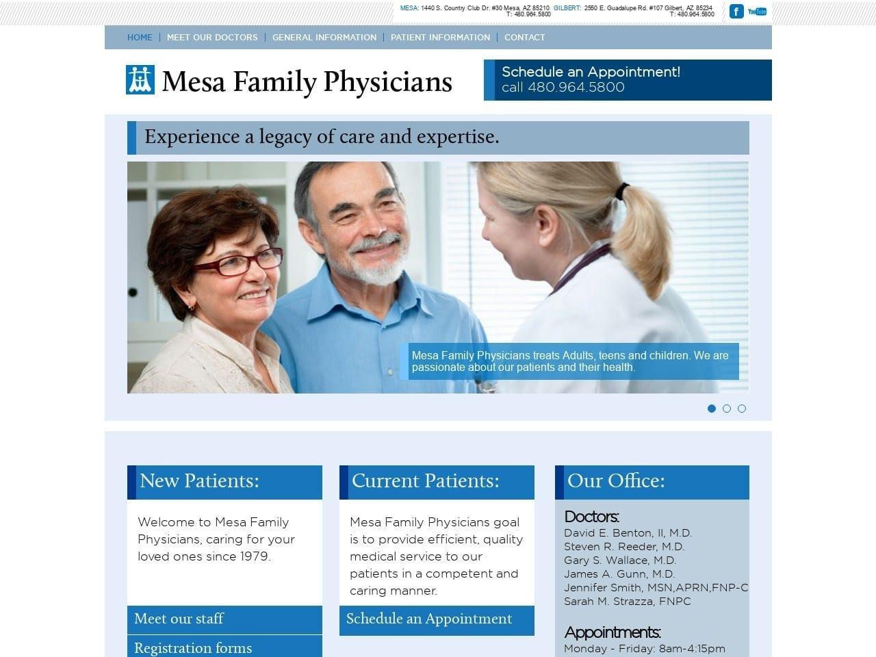 Mesa Family Physicians screenshot