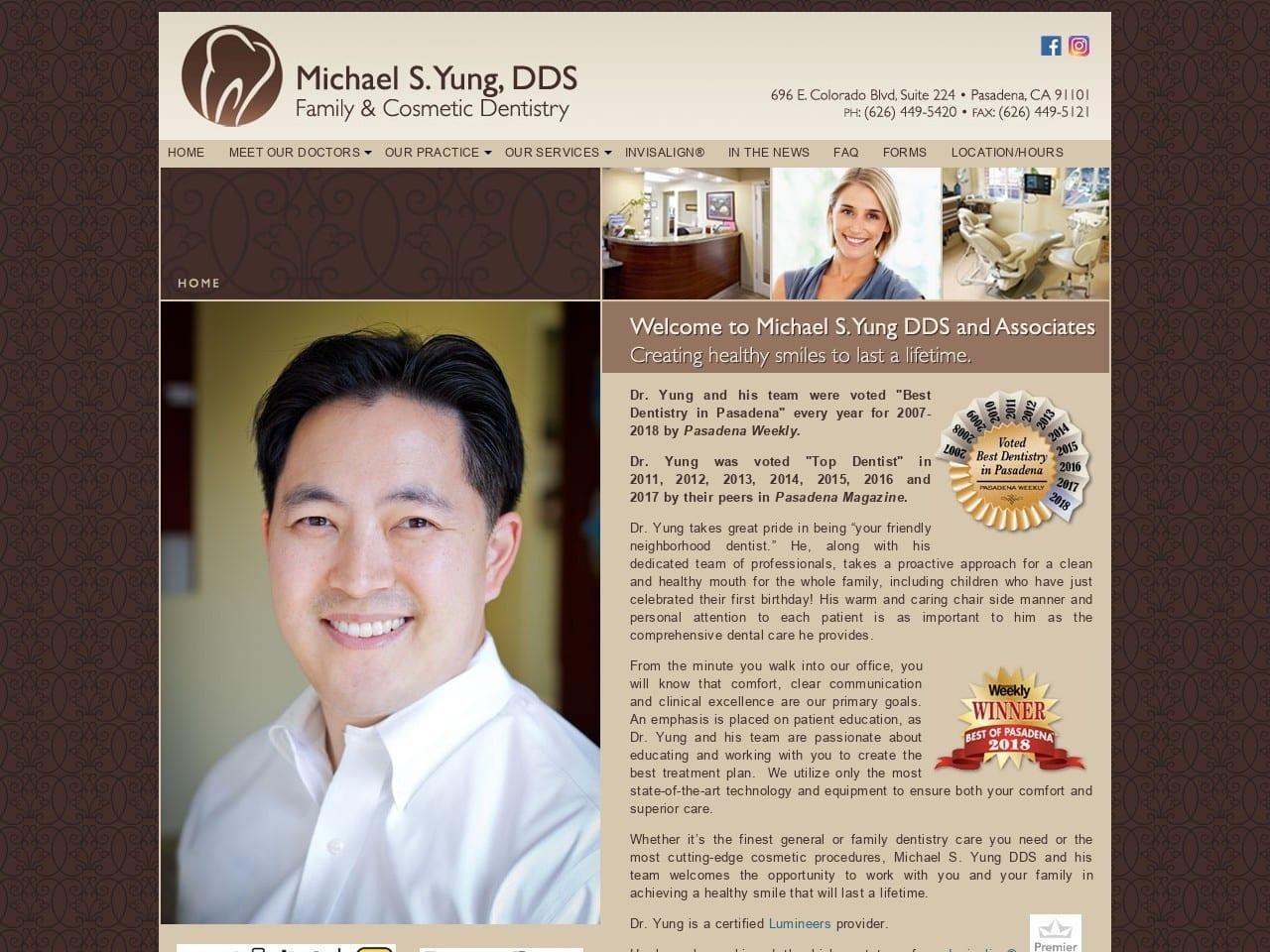 Dr. Michael S. Yung DDS screenshot