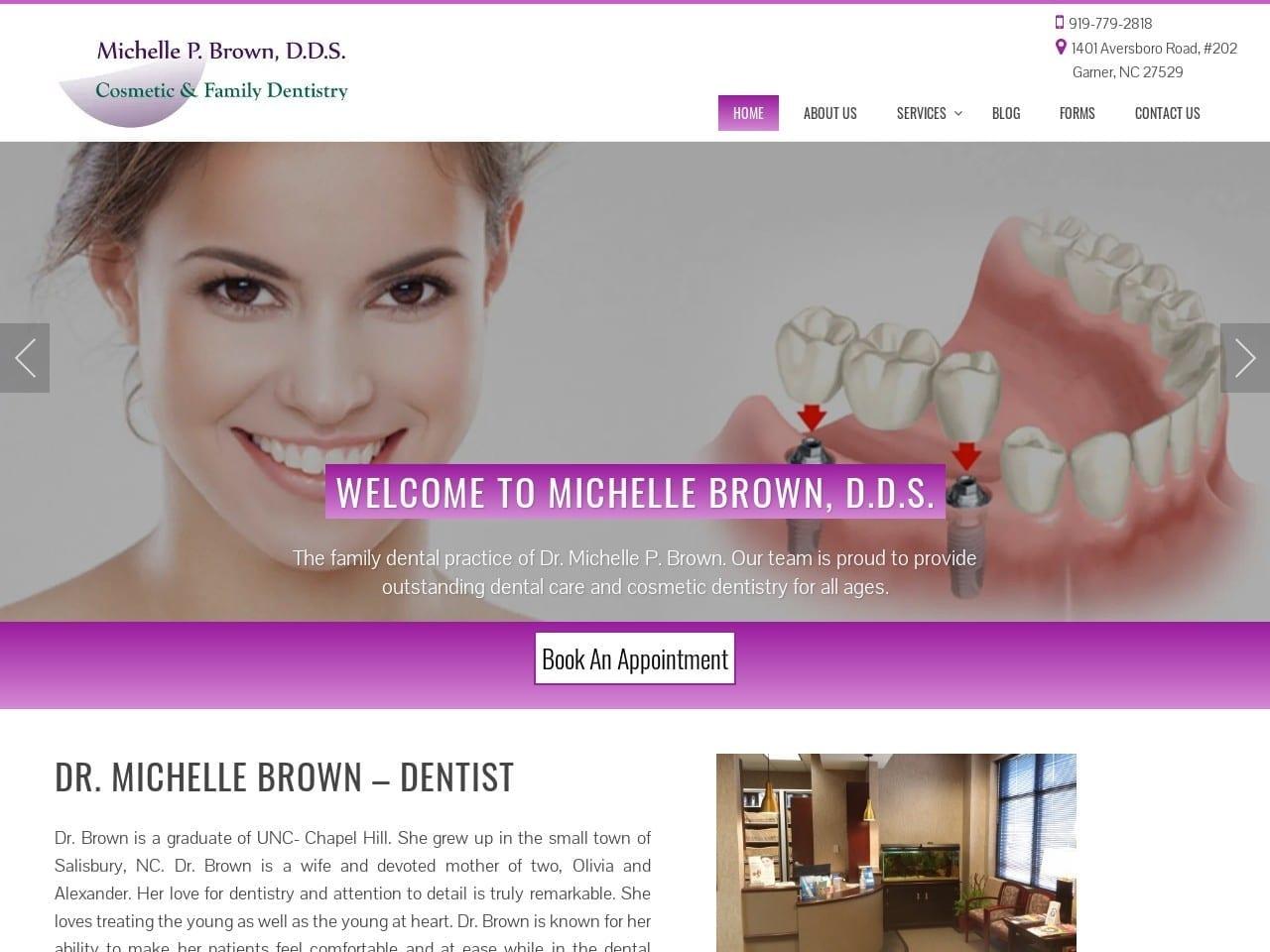Michelle P. Brown D.D.S. P.A. screenshot
