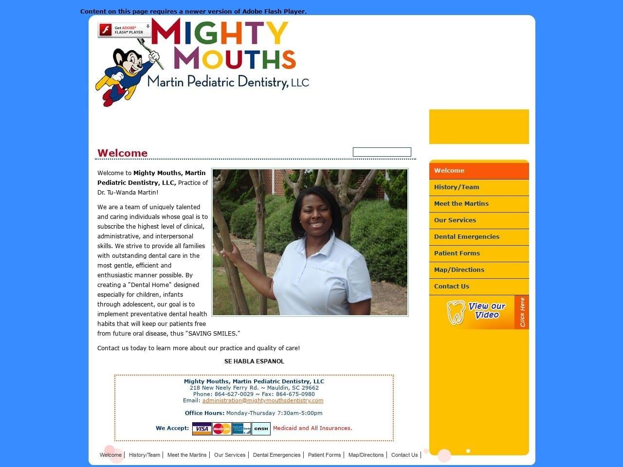 Martin Pediatric Dentist screenshot