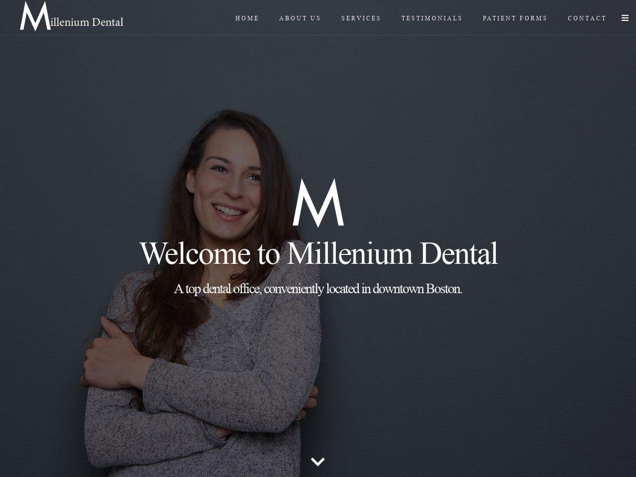 Millennium Dental screenshot
