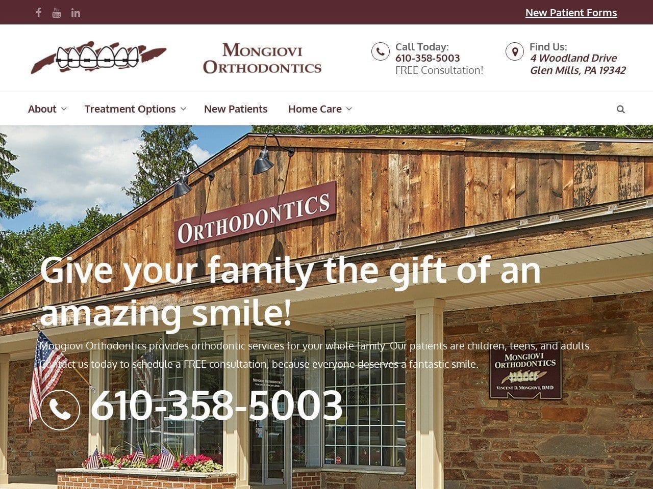 Mongiovi Orthodontics screenshot