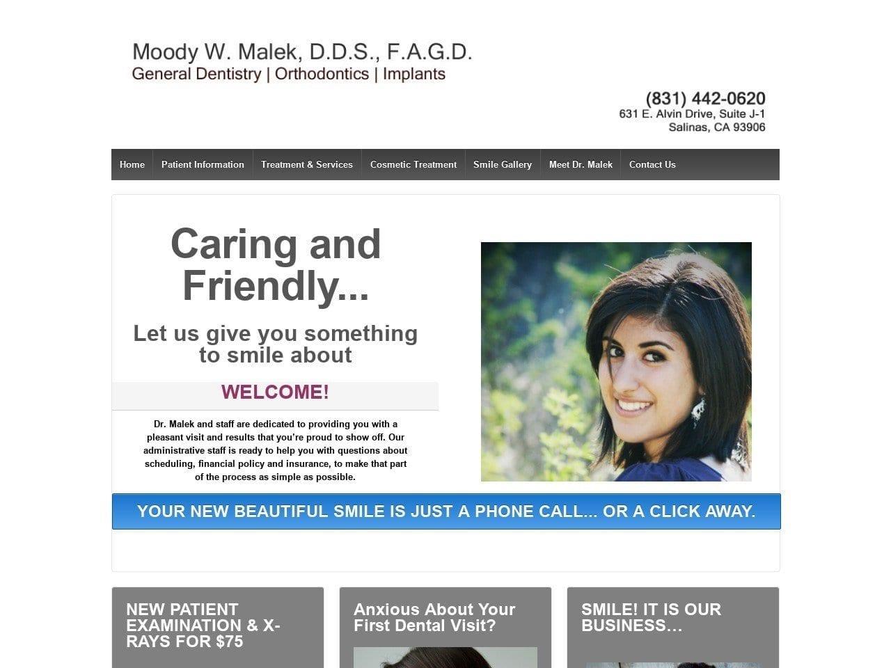 Moody W. Malek D.D.S. F.A.G