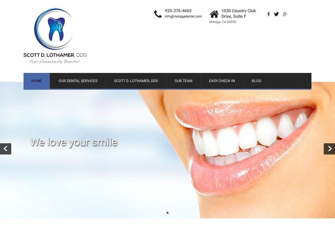 Lothamer Scott DDS screenshot