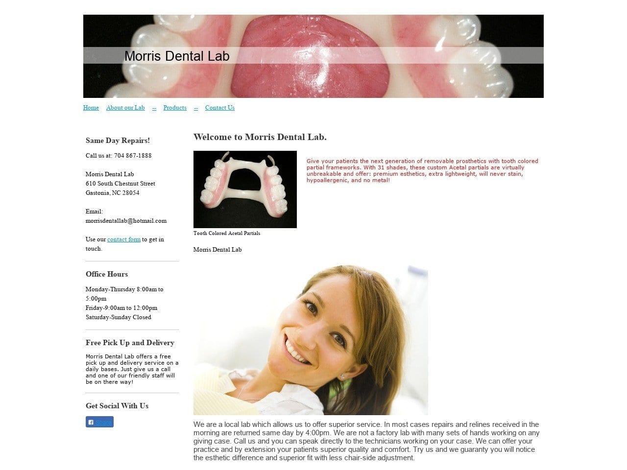 Morris Dental Lab screenshot