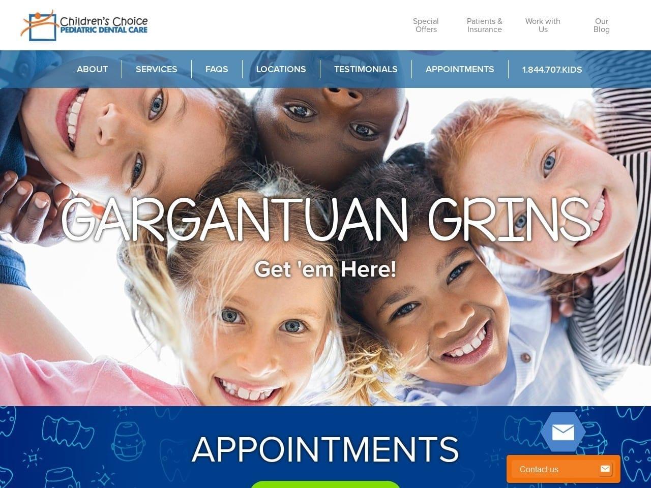 Children's Choice Pediatric Dental Care screenshot