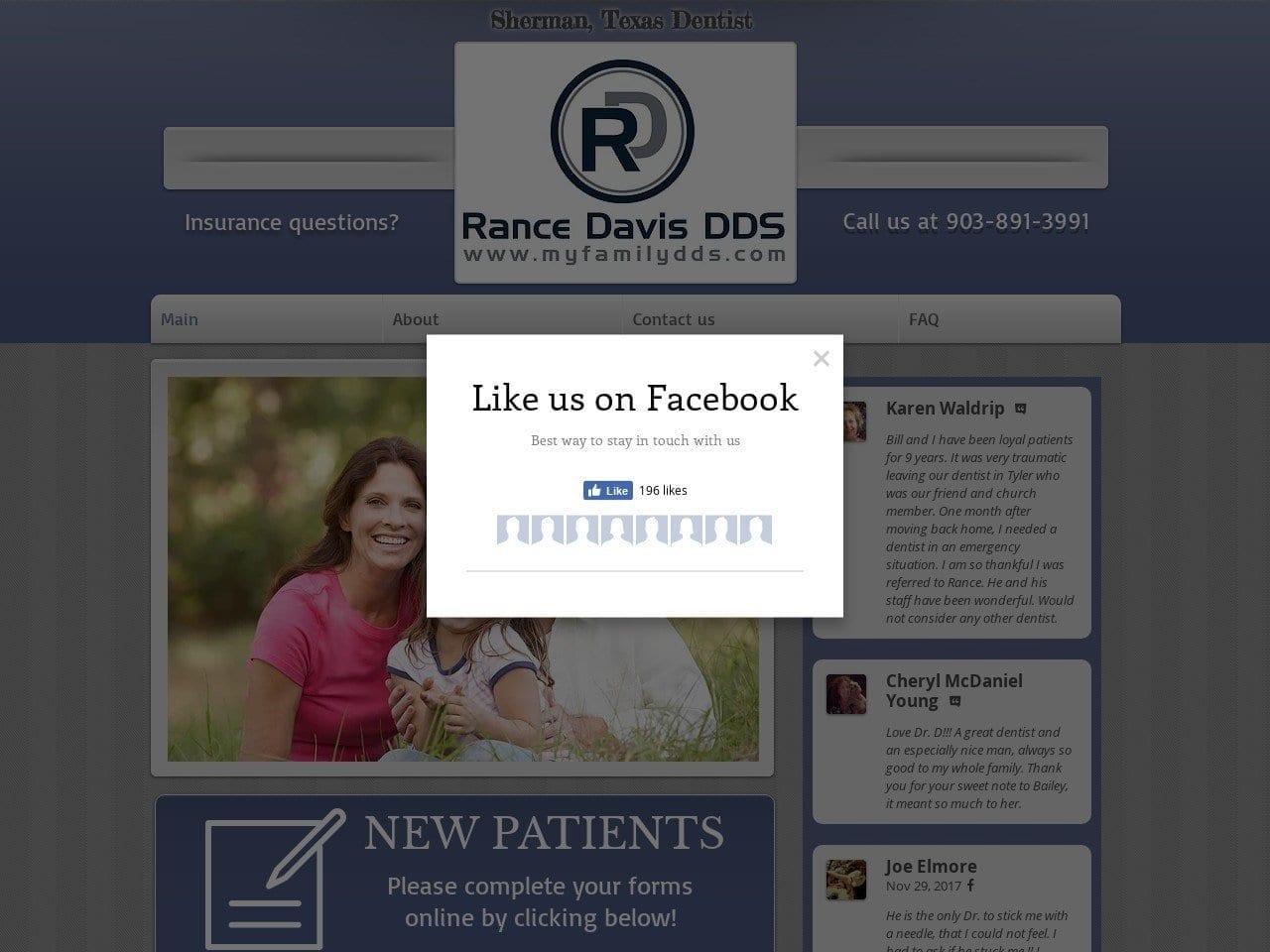 Rance Davis DDS screenshot