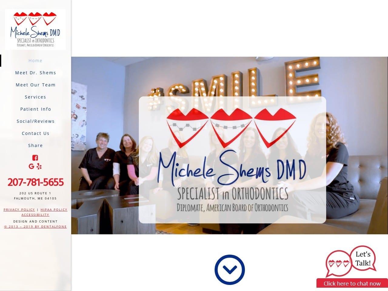 Dr. Michele M. Shems DMD screenshot