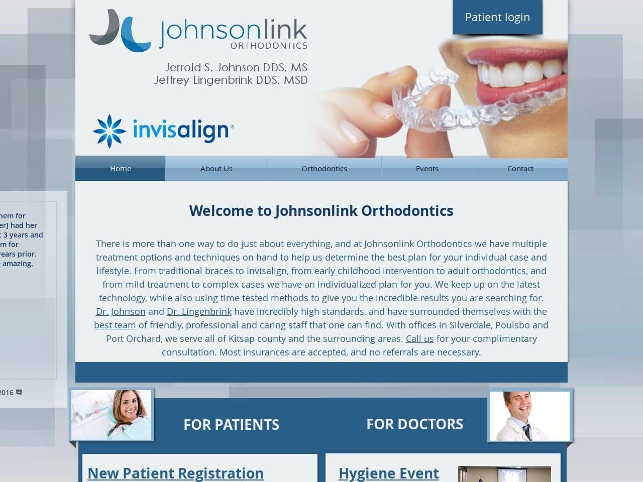 Johnsonlink Orthodontics screenshot