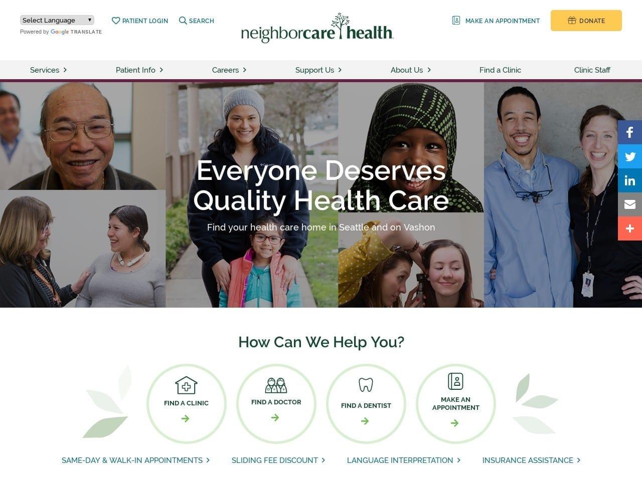 Neighborcare Health High Point Dental Clinic screenshot