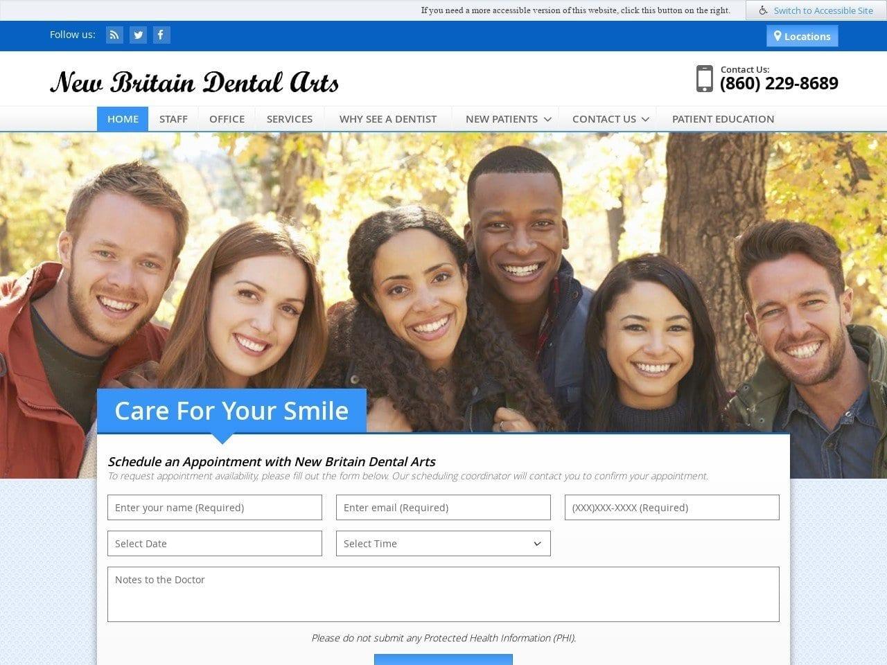 New Britain Dental Arts screenshot