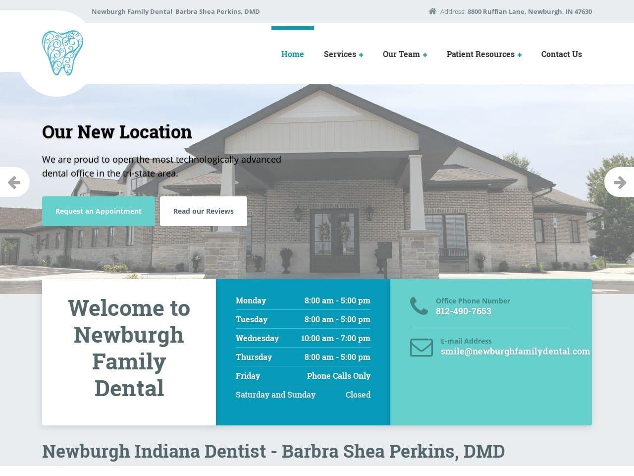 Newburgh Family Dental screenshot