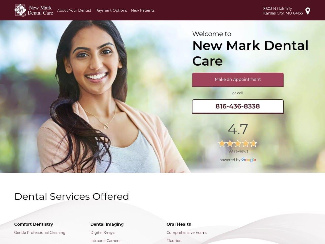 New Mark Dental Care screenshot