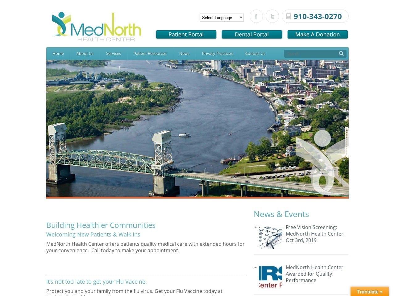 New Hanover Community Health Center screenshot