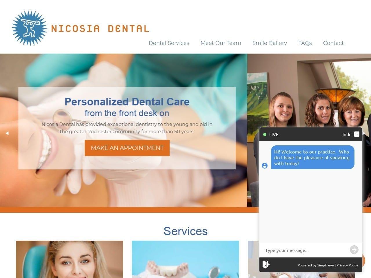 Nicosia Dental Pllc screenshot