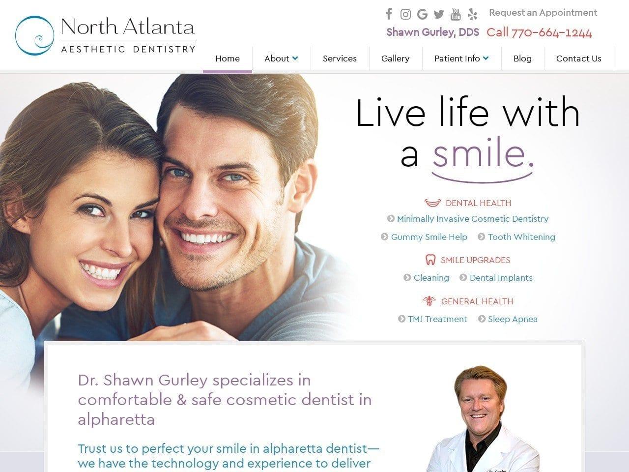 Dr Shawn Gurley /North Atlanta Aesthetic Dentist screenshot