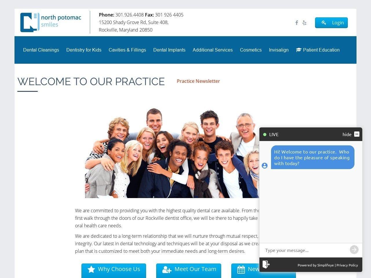 North Potomac Smiles screenshot
