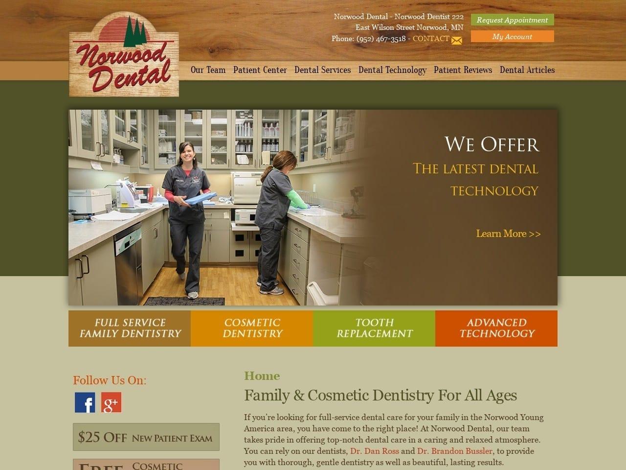 Dr. Daniel J. Ross DDS screenshot