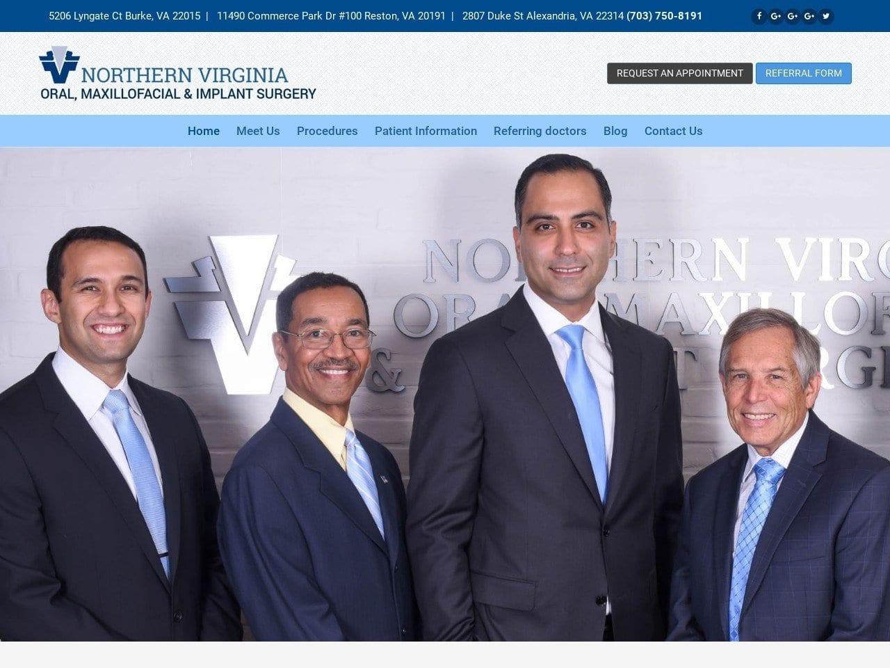 Northern Virginia Oral Maxillofacial & Implant Sur screenshot
