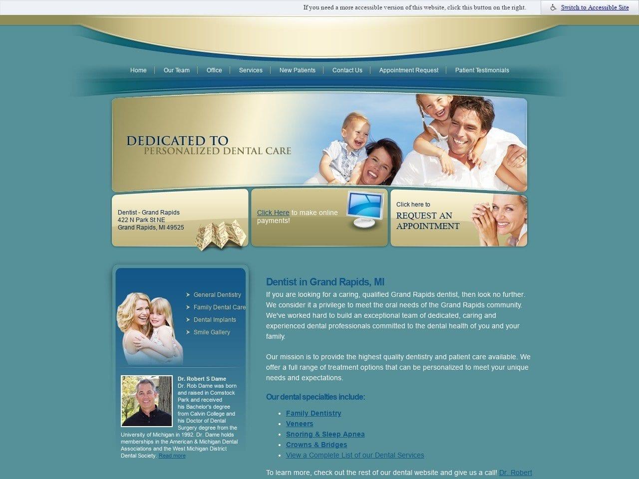 North Park Family dental screenshot