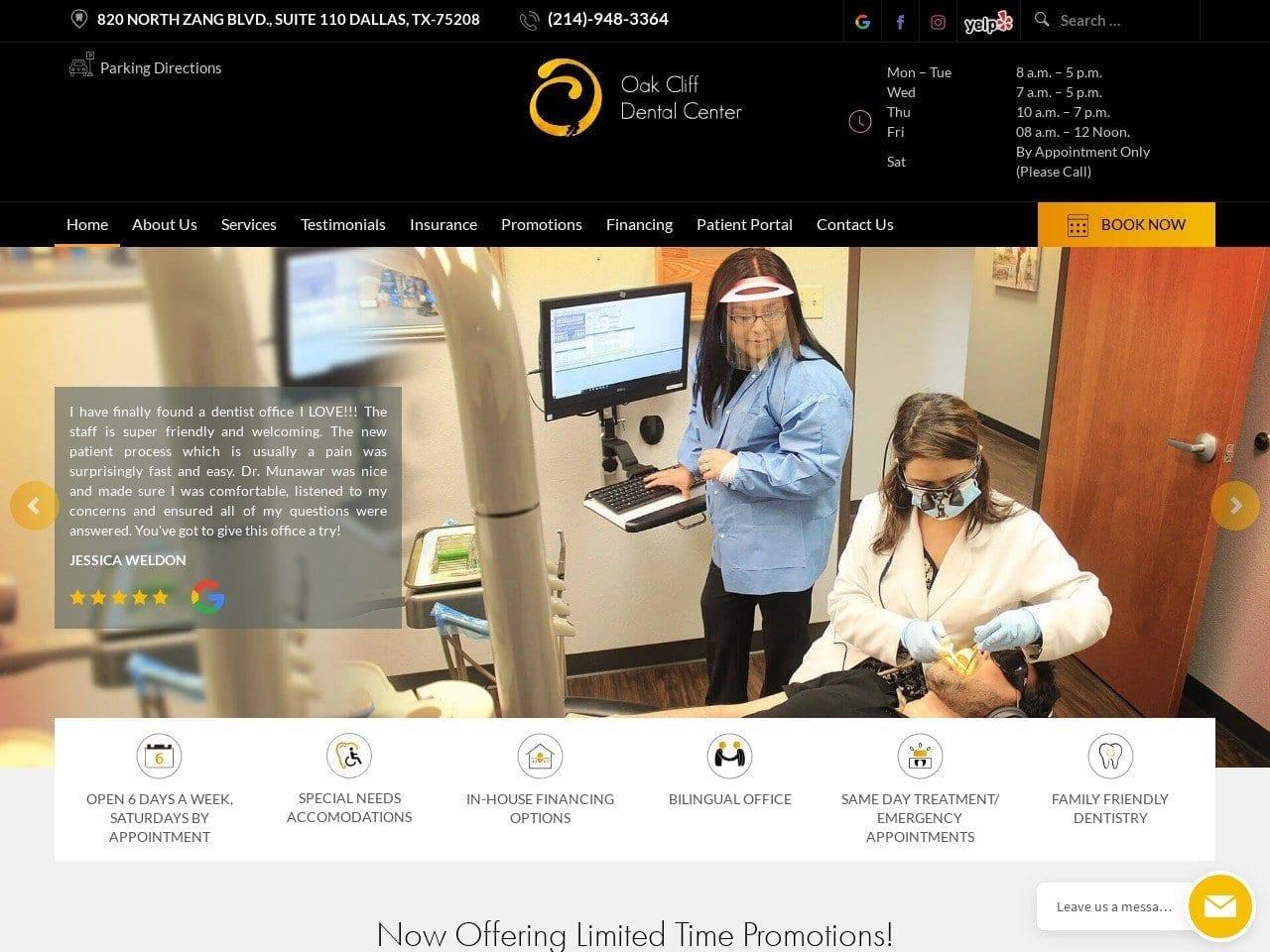 Oak Cliff Dental Center screenshot