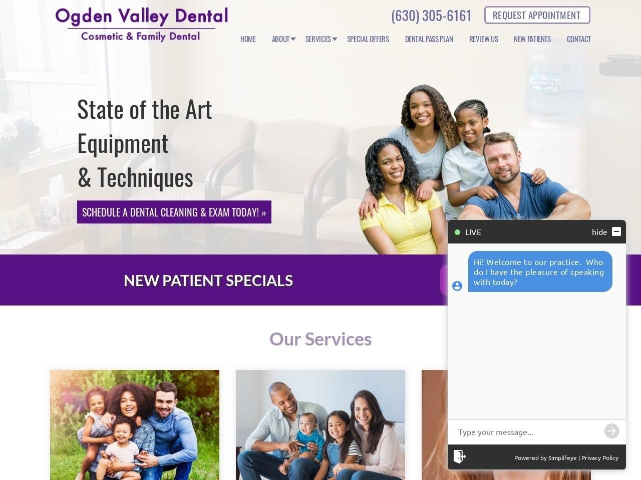 Ogden Valley Dental screenshot