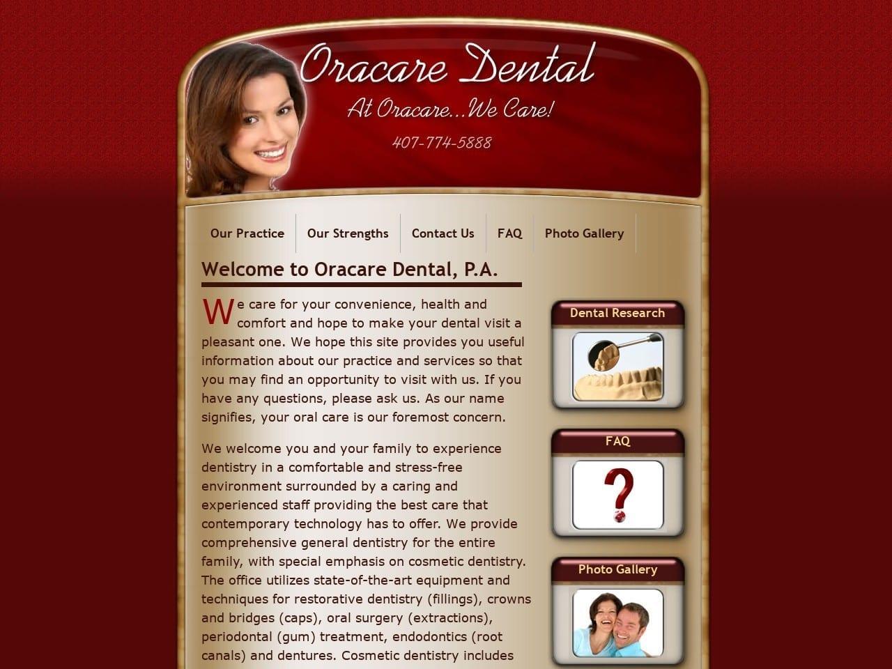 Oracare Dental screenshot