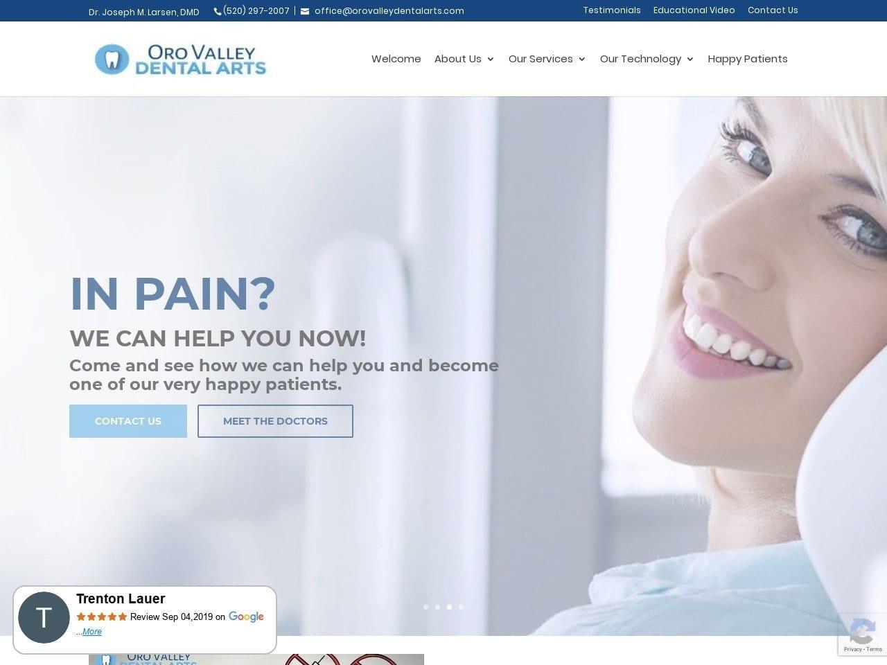 Oro Valley Dental Arts screenshot