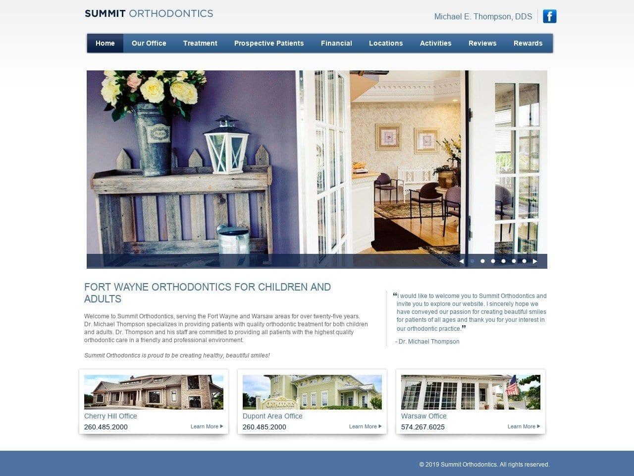 Summit Orthodontics PC Michael E Thompson DDS