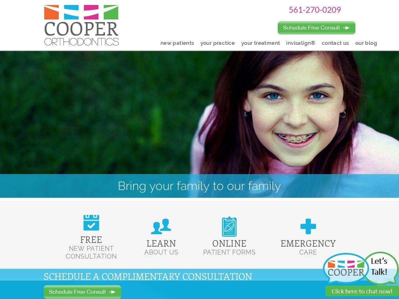 Cooper Orthodontics screenshot
