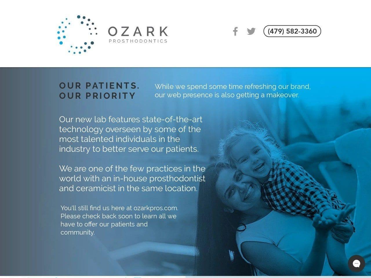 Ozark Prosthodontics screenshot