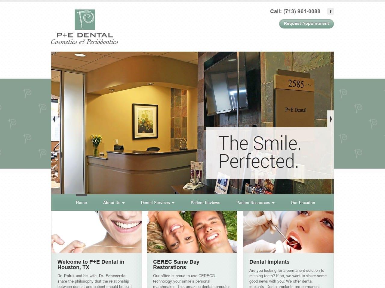 P+E Dental screenshot