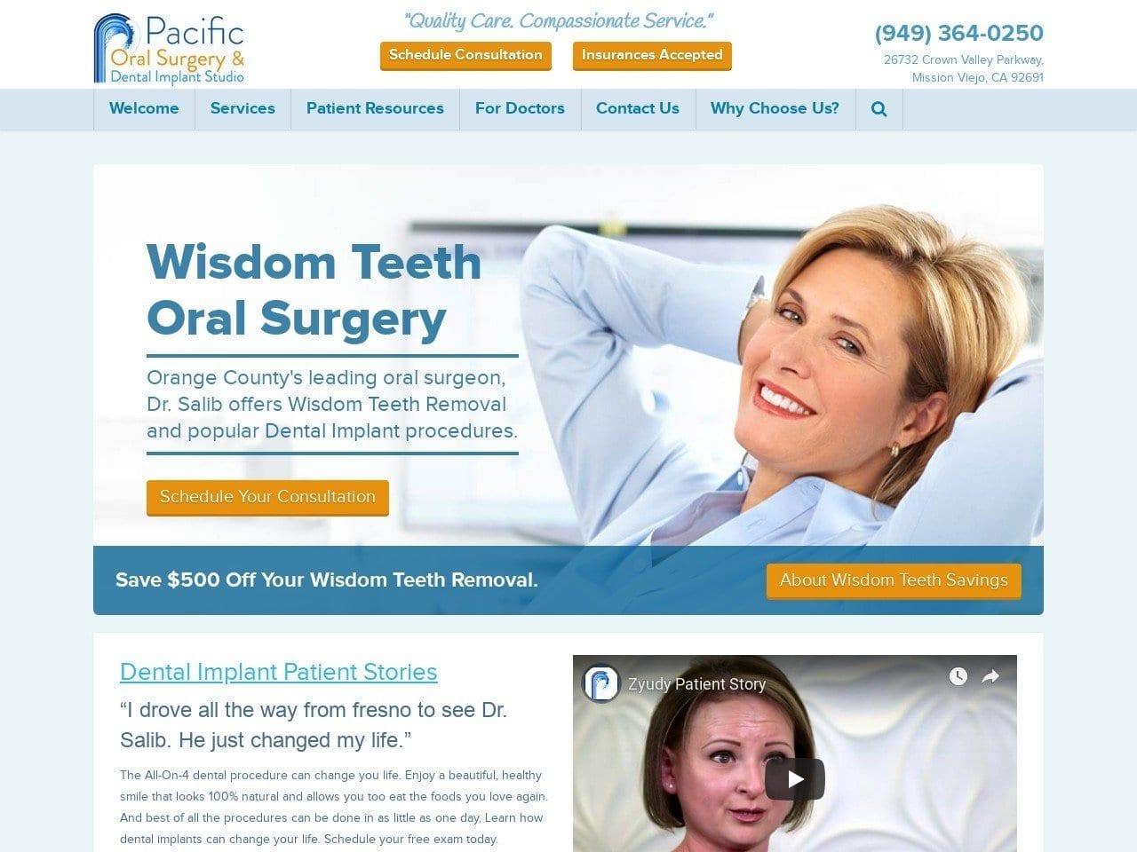 Pacific Oral Maxillofacial Surgery Dentist
