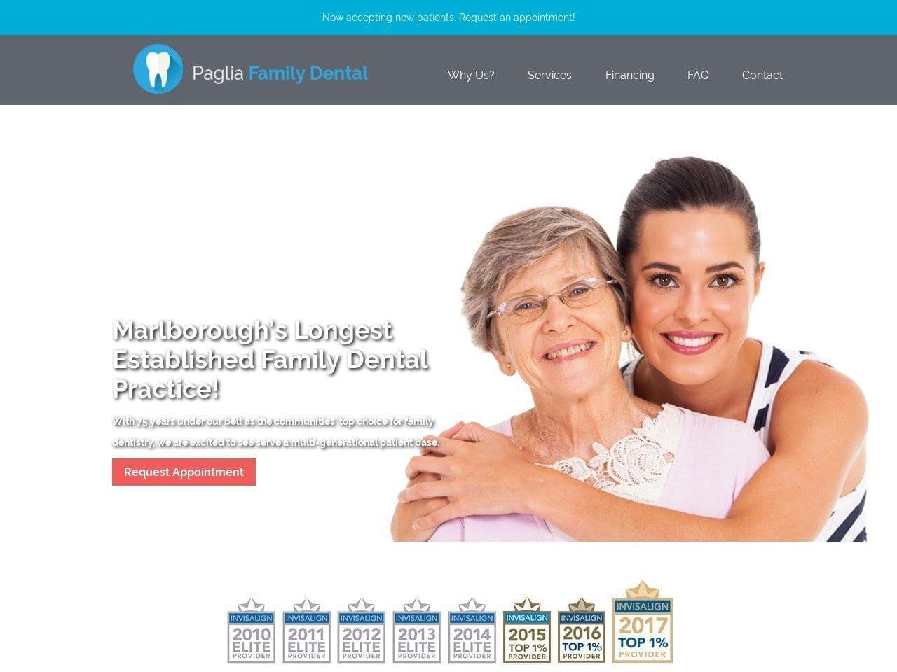 Paglia Family Dental Paglia Robert R DDS screenshot