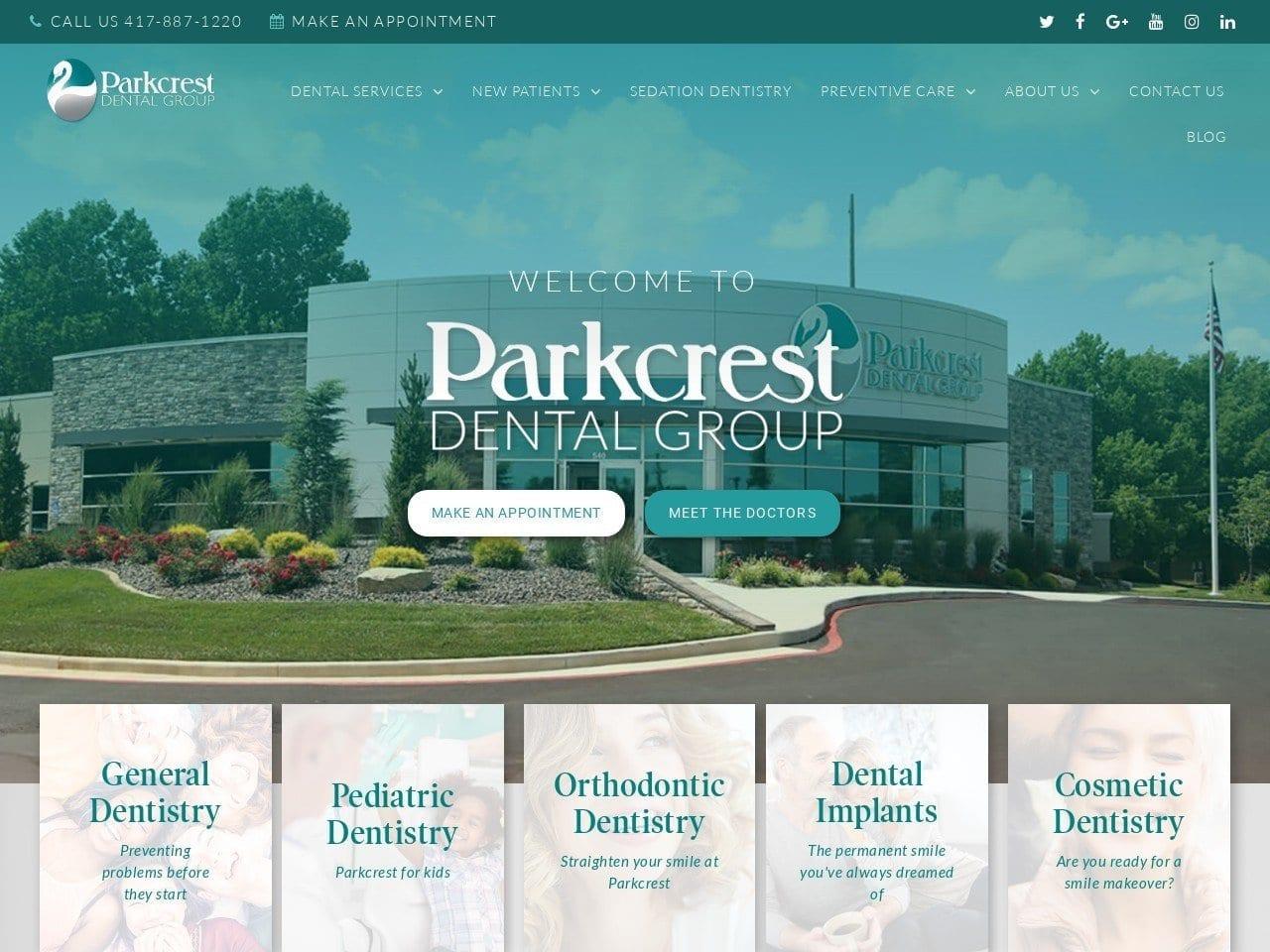 Parkcrest Dental Group screenshot