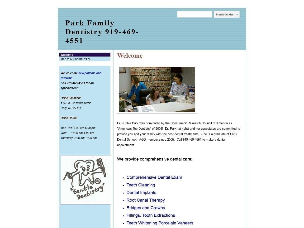 Park Family Dentist screenshot