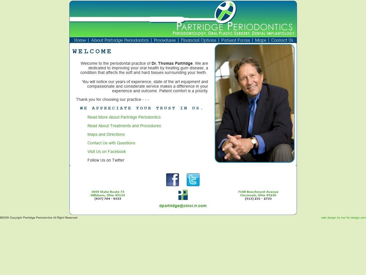 Partridge Periodontics Partridge Thomas DDS screenshot