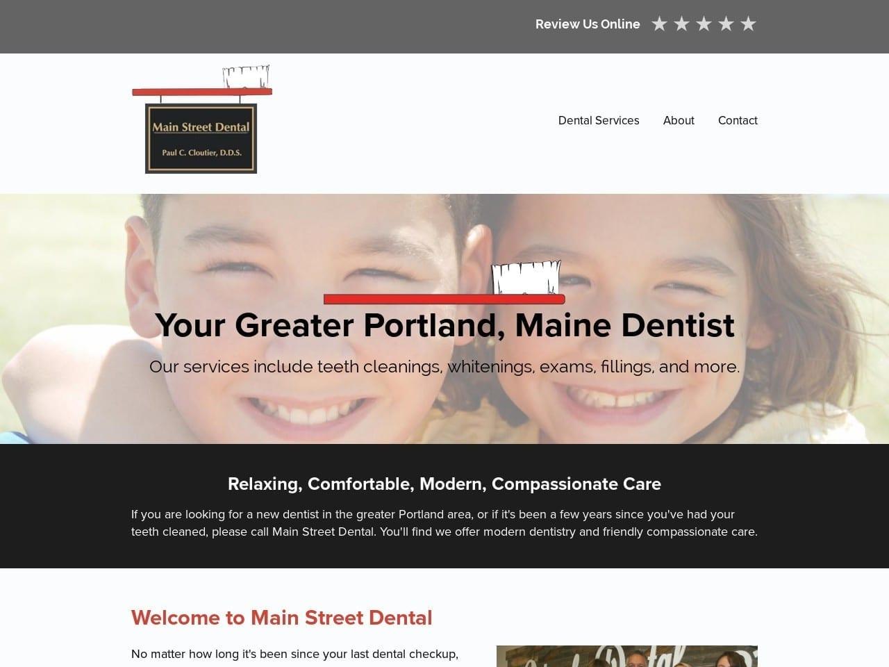 Main Street Dental Paul Cloutier DDS
