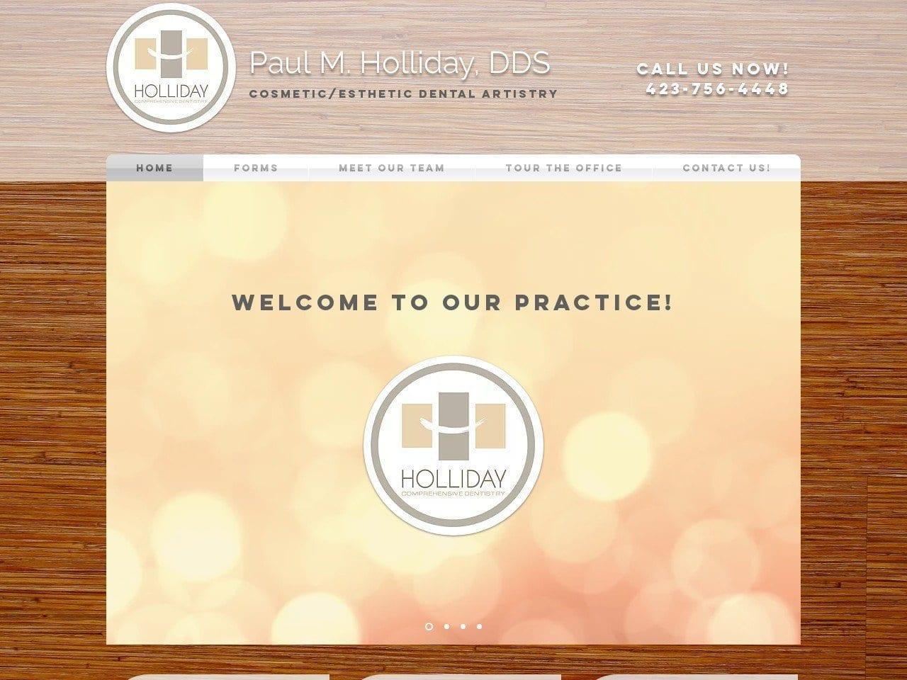 Holliday Paul M DDS screenshot