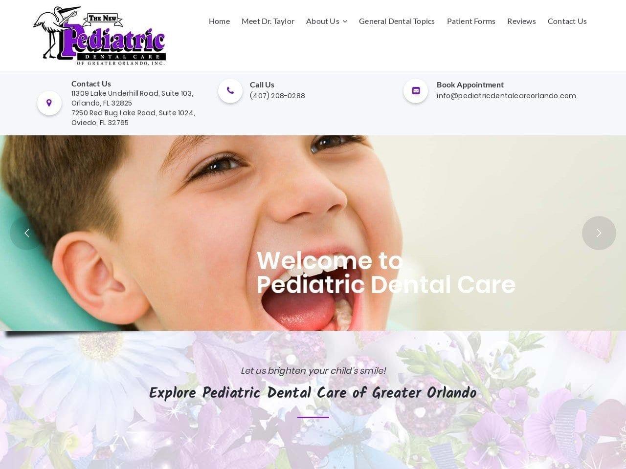 The New Pediatric Dental Care Of Greater Orlando I screenshot
