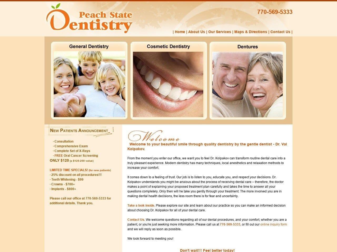 Peach State Dentist screenshot