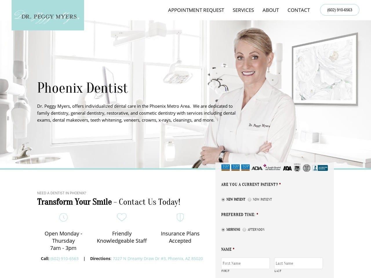 Marguerite Peggy Myers DDS screenshot