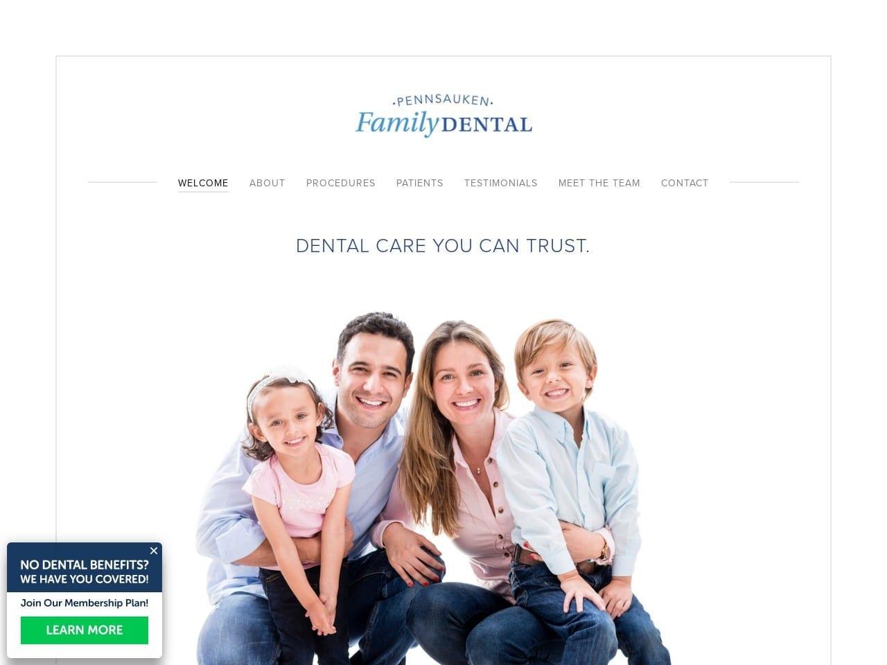 Pennsauken Family Dental screenshot