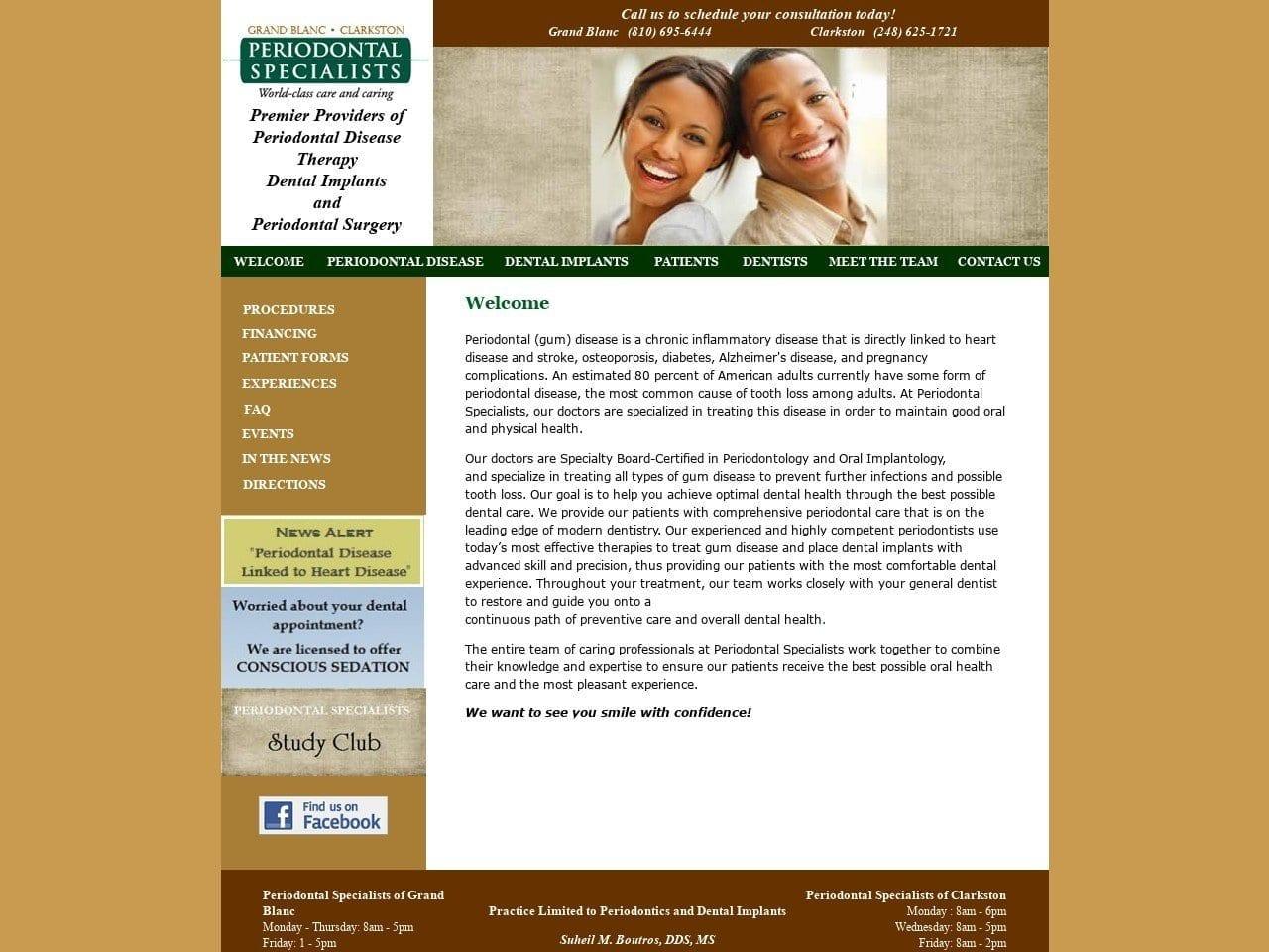 Periodontal Specialists Lewis Joan M DDS