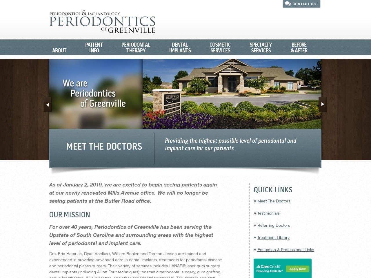 Periodontics of Greenville screenshot