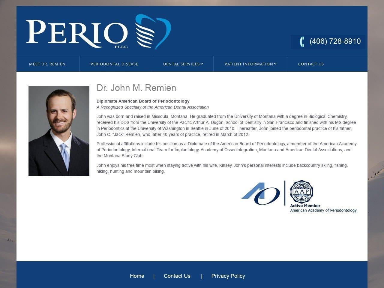 Dr. John M. Remien DDS screenshot