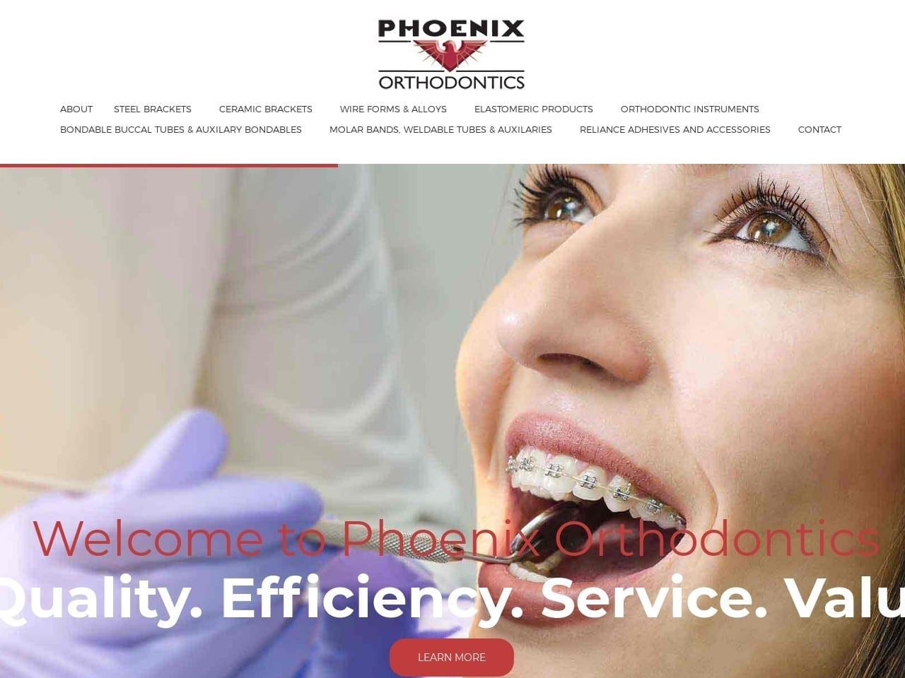 Phoenix Orthodontics screenshot
