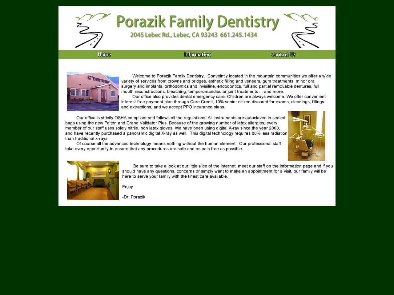 Dr. Peter Porazik DDS screenshot