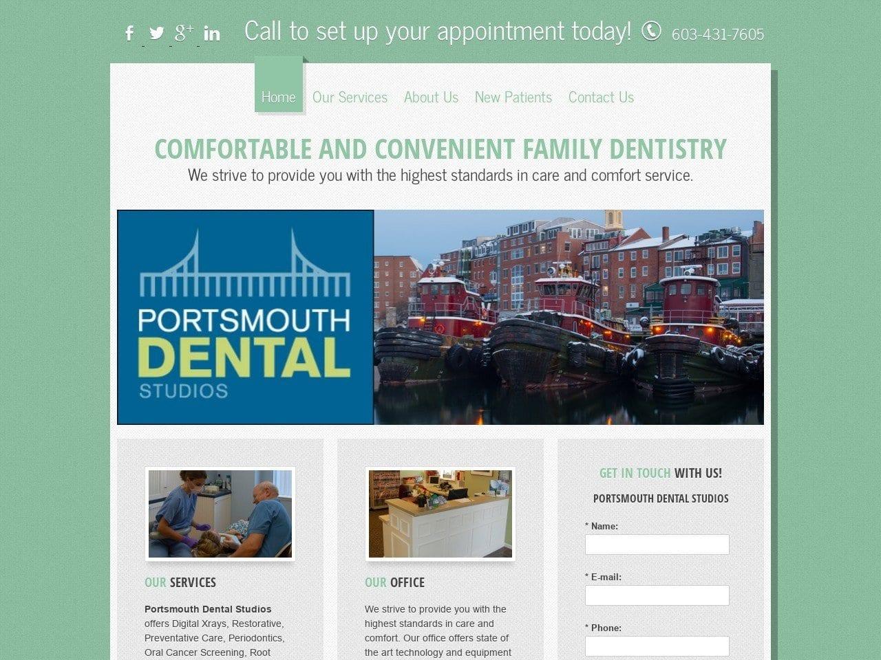 Portsmouth Dental Studios screenshot