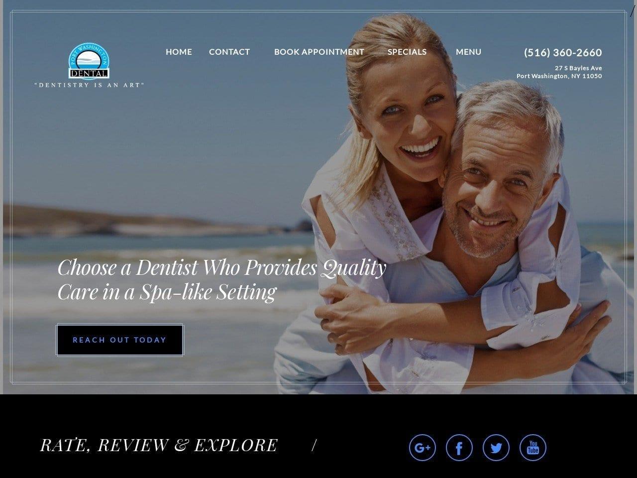 Port Washington Dental screenshot